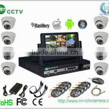 cctv camera dvr kits with 8pcs CMOS 420tvl ir camera (GRT-D7008MHK3-4CT)