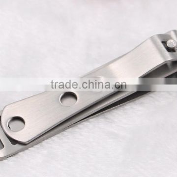 Factory direct sale stainless steel nail clippers Three holes file with nail clippers