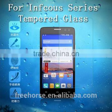 Premium 0.33mm 9H tempered glass screen protector for infocus m808,cell phone screen protector