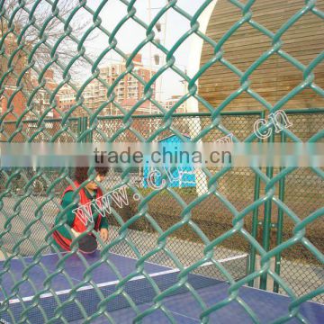 Green surface cheap chain link fencing