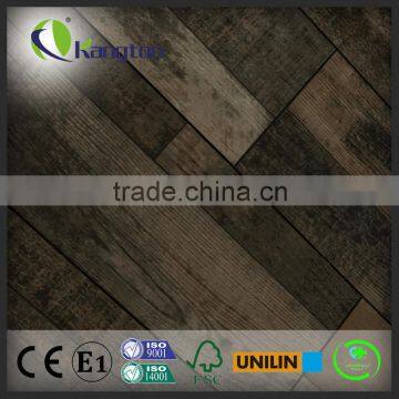 High Quality V Groove Amercian Fatansy Oak Laminate wood flooring