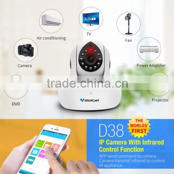 The World's First smart home infrared control home appliances TV, Air Conditioner security dome camera