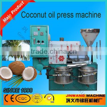 Industrial Coconut oil presser/Screw cold coconut oil presser for Cambodia