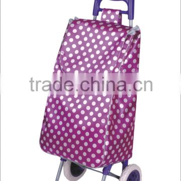 folding shopping trolley bag with wheels
