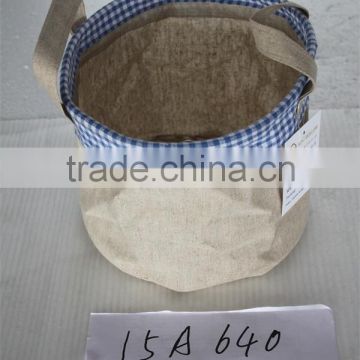 Beauty round folding cloth storage bag