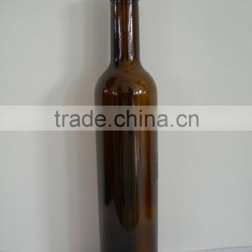 500ml antique green claret bottle with cork cap