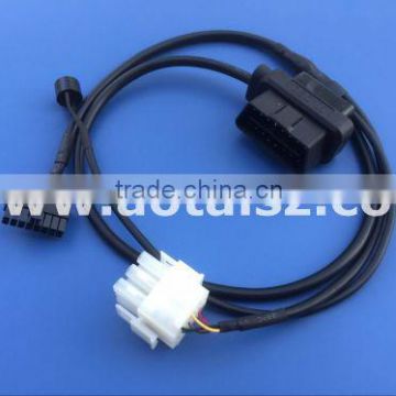 Pass-thro OBDII male and female splitter cable Medical Cables