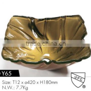 Tempered Glass vessel with cUPC certificate Y65
