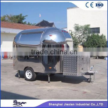 JX-BT300 Stylish stainless steel mobile food truck for sale