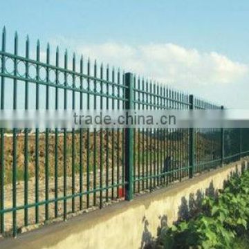 High quality PVC coated Iron art fence