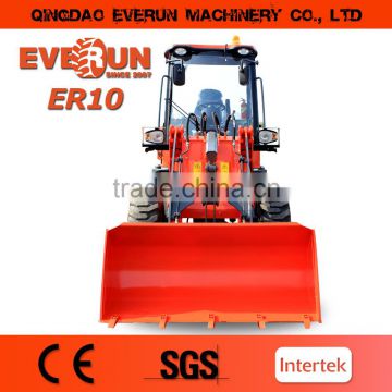 Everun Brand ER10 Small Front Wheel Loader With Luxury Cabin