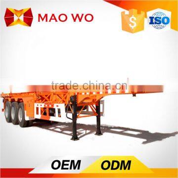 MAOWO Single Axle Skeleton Container Semi Trailers For Sale