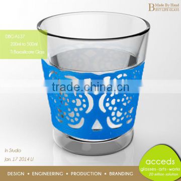 Handmade Unbreakable Dinkware Printing Soda Glass Cups