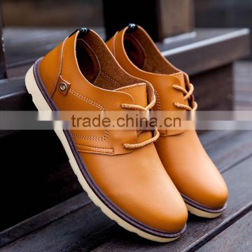 MS1006 Man casual shoes 2017 high quality PU fashion men shoes