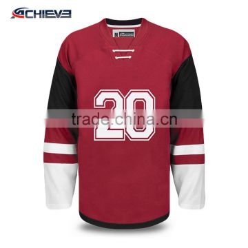 custom mini hockey jersey template jersey sublimated for gift