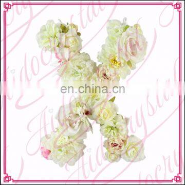 Aidocrystal wedding decorations bridal table decor handmade flower letter