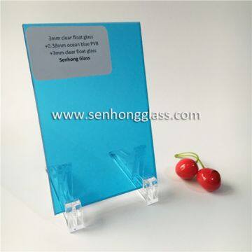 Blue Laminated Glass