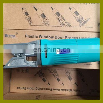 Manual portable electric UPVC door window machine for UPVC door window profile external corner cleaning