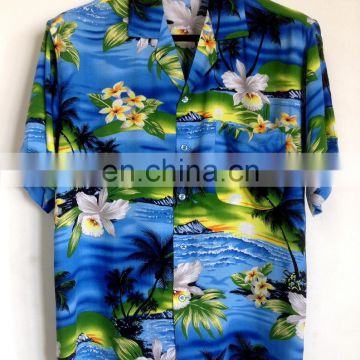 2017 lady's hawaiian shirts
