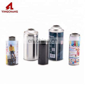 Empty refillable compressed air aerosol spray can / aerosol chemical insecticide can