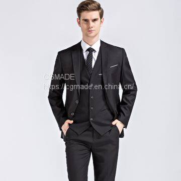 Professional men's work clothes office white collar senior suit