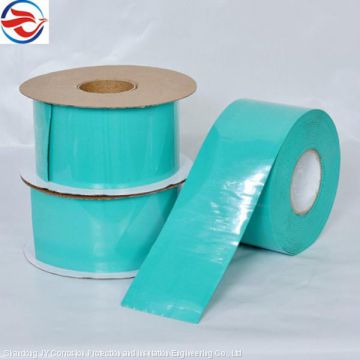 Inner wrapping viscoelastic anticorrosion tape for flanges