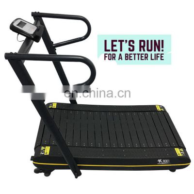 R001B Home Use Gym Equipment Running Machine Self-generating Curve Cardio Treadmill Self Powered Treadmill