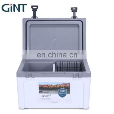 GINT 50L Portable Plate Basket Ice Customer Design Cooler Box with Opener