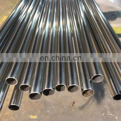 China foshan market inox SS AISI ASTM A554 Welded 201 316 golden stainless steel pipe gold tube 304