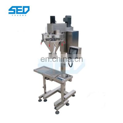 Semi Automatic Auger Dry Chemical Cosmetic Powder Filling Machine