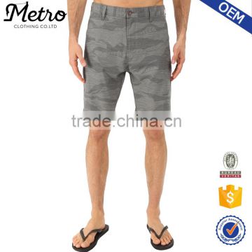 Wholesale Custom Mens Stone Chambray Shorts
