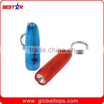 Promotional Led Keychain in Plastic Material