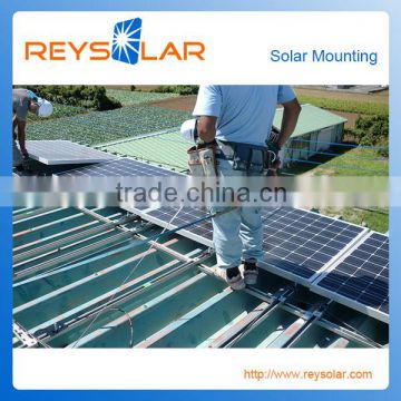Steel Roof Tile PV Mounting System Tile roof home solar panel PV mounting brackets
