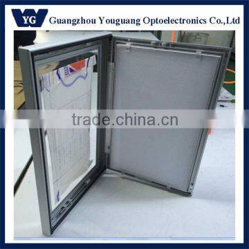 Outdoor waterproof advertising aluminum led poster frames