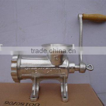 silver painted& tinned meat mincer 10# factory