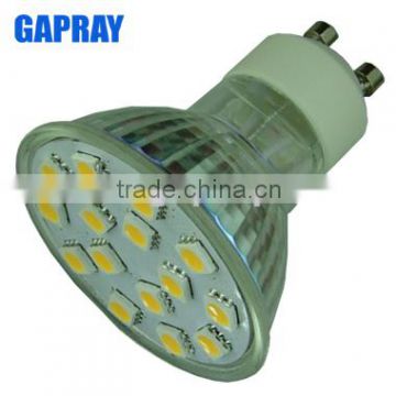 100-240V AC SMD 5050 Glass led lamp GU10 spotlight