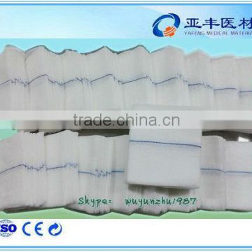 Direct manufacturer disposable surgical x ray thread gauze pad