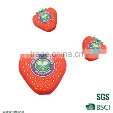 Rubber strawberry emblem Souvenirs Pin Badge