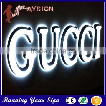 indoor logo sign lighting sign board for shops