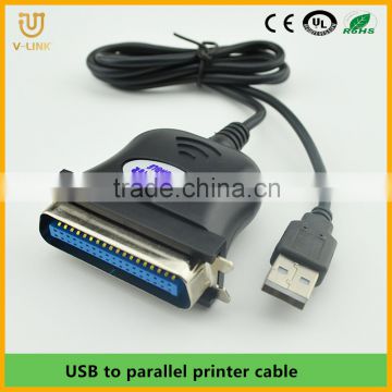 Wholesale male to male usb to db25 male parallel printer cable