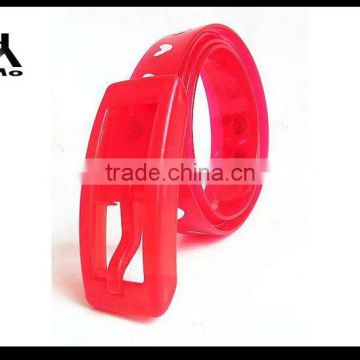 wholesale fashionable silicone jeans belts