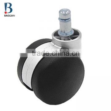BIFMA approved popular 55mm nylon black painting plastic office caster wheels