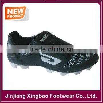 2015 China Cheap Mens 9 M FG Firm Ground Football Boots Shoes cleats black Soccer Cleats Football Shoes Trainers