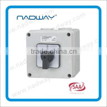 2014 new changeover and reversing switches20A,32A,40A,63A SAA made in china