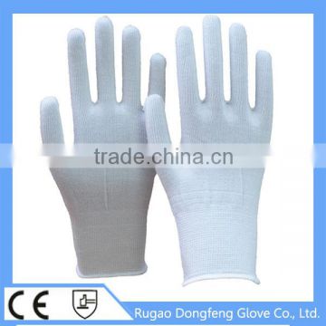 Hot Sale 13 Gauge Knitted White Mechanic Nylon Glove Industrial Safety