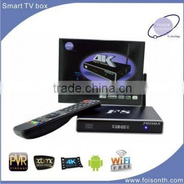 unique design magic box tv receiver f8 android 4.4.2 Amlogic S812 support 3D full HD movie