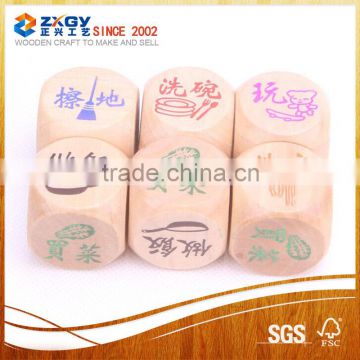 2015 New Wooden Dice,Hot Sale Dice Game,High Quality playing dice