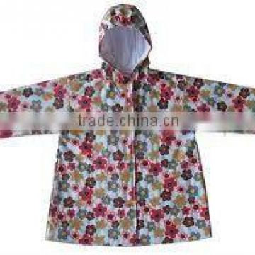 Fashion hot sell kid's rian coat