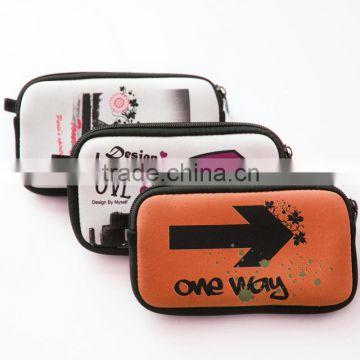 Logo printing promotional Neoprene Waterproof Pencil Bags, Pen Pouches