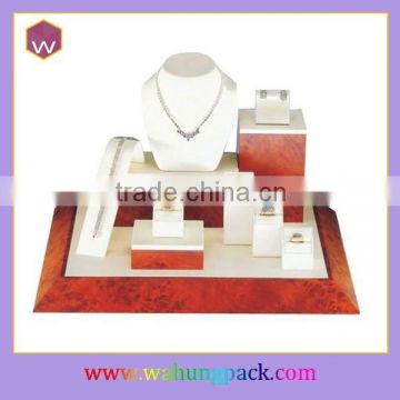 Table Top Jewelry Display Showcase / MDF Jewelry Neck Bust Display Stand